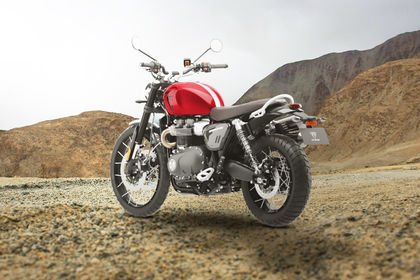 Triumph Scrambler 1200 X Rear Left Three Quarter View