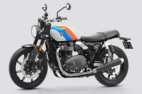 Triumph Speed Twin 900 Pure White Maui Blue Tangerine Orange
