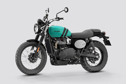 Triumph Scrambler 900 Front Left Quarter View Triumph Scrambler 900 Front Left Quarter View