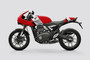 Triumph Thruxton 400 Side Profile View (Left)