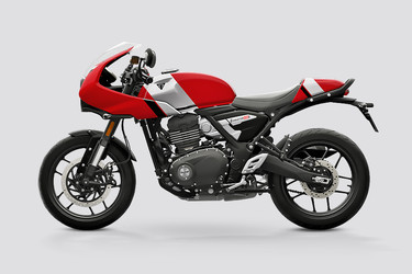 Triumph Thruxton 400 Side Profile View (Left)
