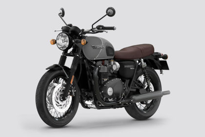 Triumph Bonneville T120 Front Left Quarter View Triumph Bonneville T120 Front Left Quarter View