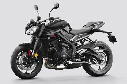 Triumph Street Triple 765 R Phantom Black and Pure White Triumph Street Triple 765 R Phantom Black and Pure White