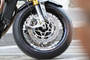 Triumph Thruxton Front Tyre View