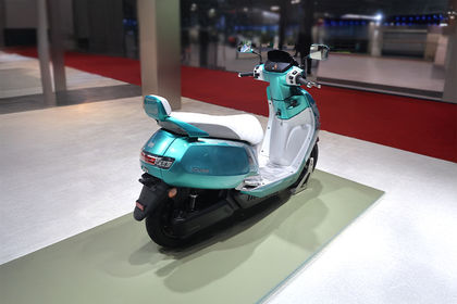 2026 TVS iQube ST Concept Rear Right Three Quarter View 2026 TVS iQube ST Concept Rear Right Three Quarter View