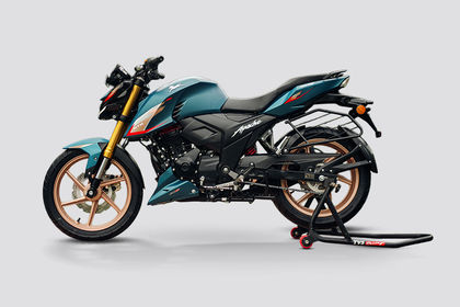 TVS Apache RTR 160 4V Side Profile View (Left) TVS Apache RTR 160 4V Side Profile View (Left)