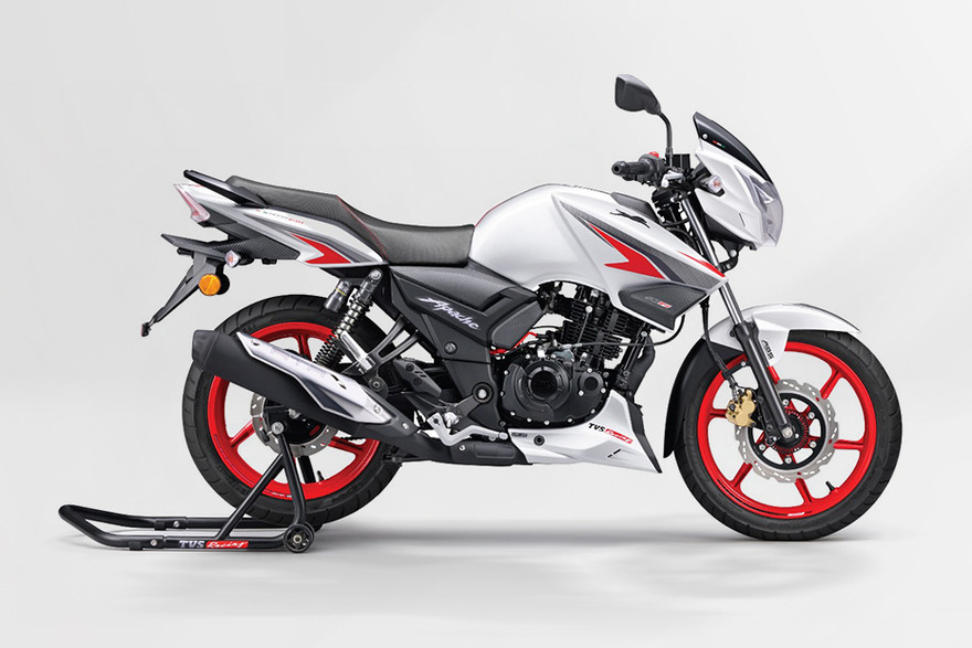 TVS Apache RTR 160 Side Profile View (Right)