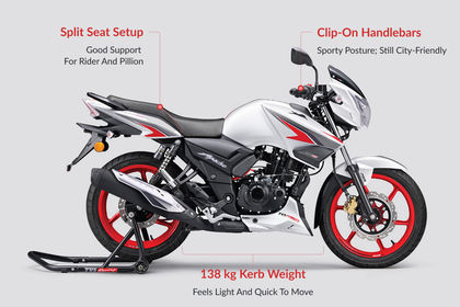 TVS Apache RTR 160 Ergonomics Highlights TVS Apache RTR 160 Ergonomics Highlights