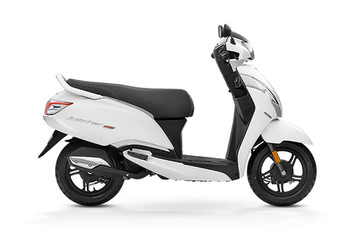 Jupiter Scooter Jupiter Bike White Colour Scooty Tvs Jupiter