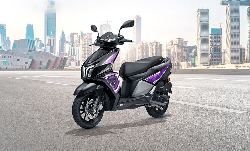 TVS NTORQ 125 Front Left View