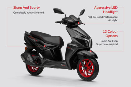 TVS NTORQ 125 Design Highlights TVS NTORQ 125 Design Highlights