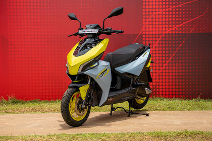 TVS NTorq 150 Front Left Quarter View