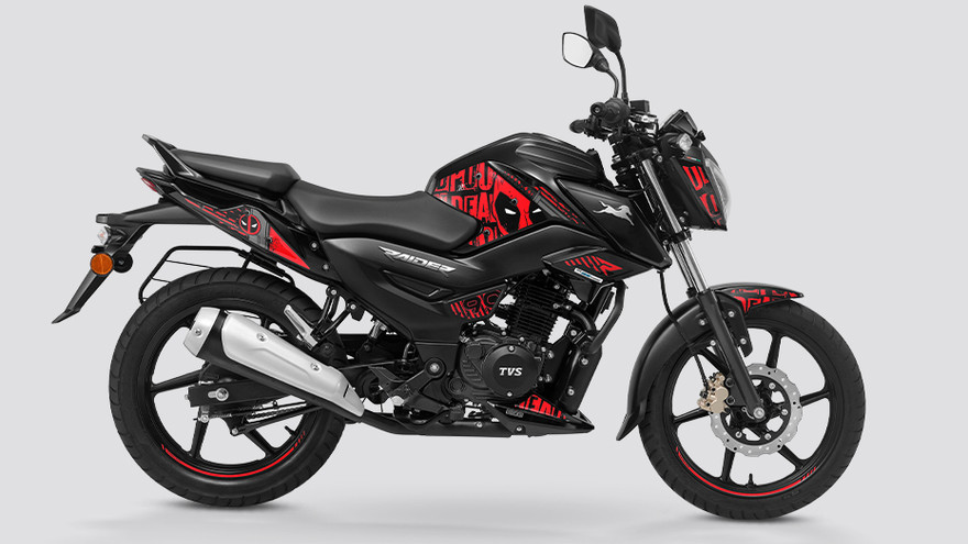 TVS Raider Side Profile View (Right)