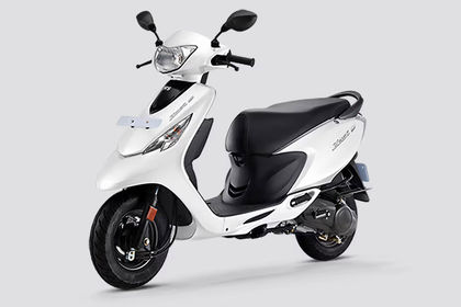 TVS Zest 110 Front Left Quarter View TVS Zest 110 Front Left Quarter View