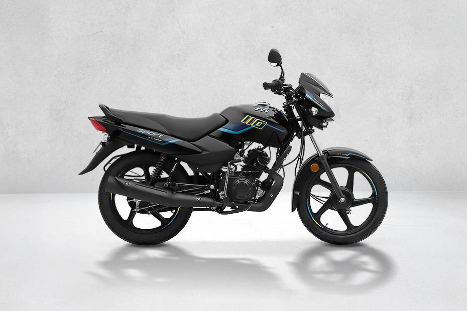 110 cc actual mileage of tvs sport