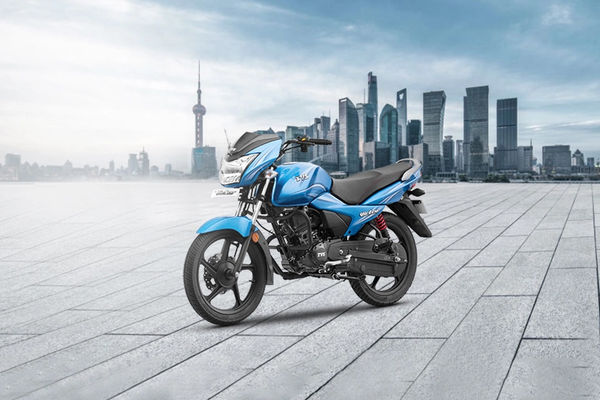 TVS Victor Front Left Quarter View