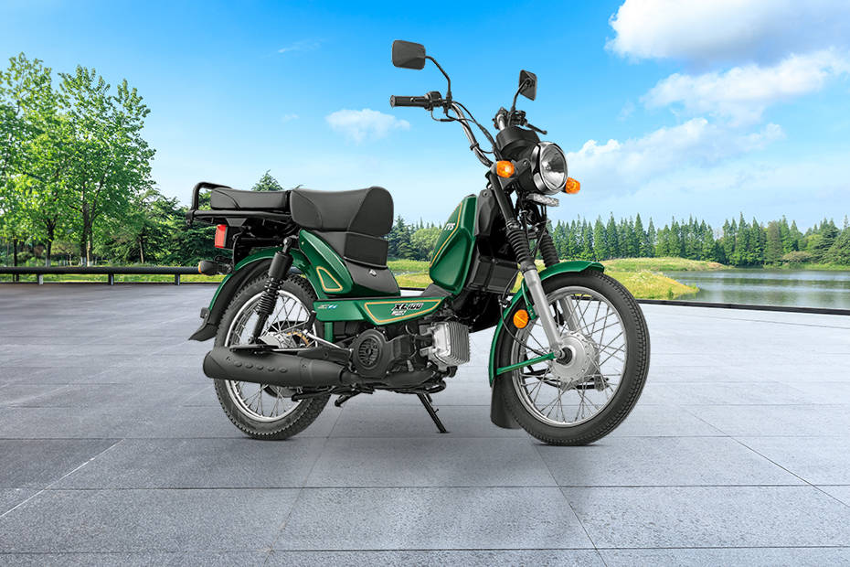 TVS XL100 Front Right View