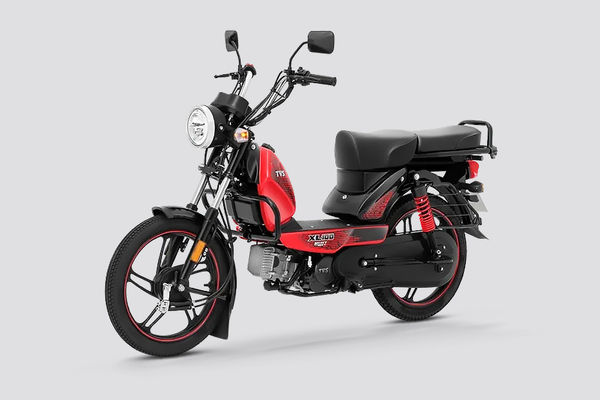 TVS XL100 Front Left Quarter View
