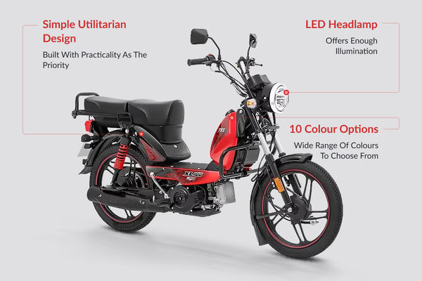 TVS XL100 Design Highlights