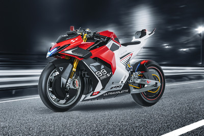 Ultraviolette F99 Front Left Quarter View