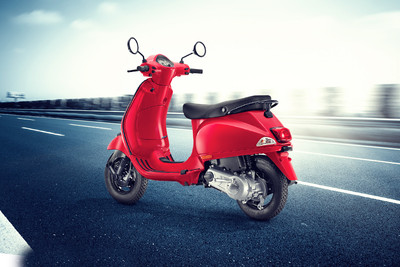 Vespa Urban Club 125 Rear Left Three Quarter View