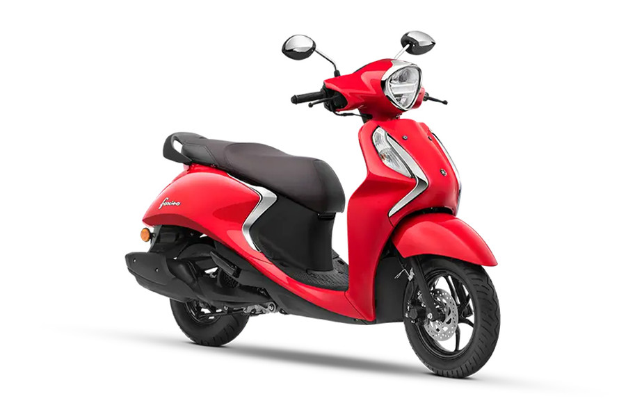 Yamaha Scooter Hybrid Scooter Red Fascino Scooty Yamaha Fascino