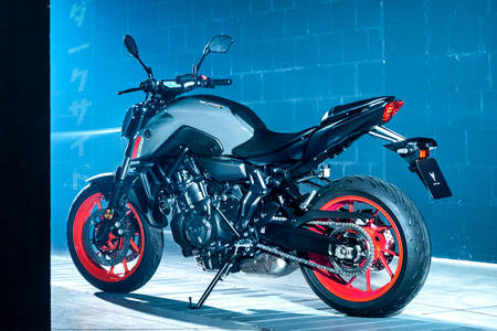 Yamaha MT-07 Rear Left View