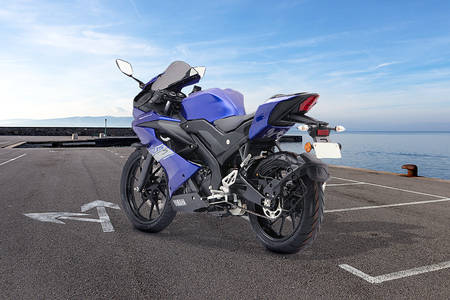 Yamaha R15S Rear Left View