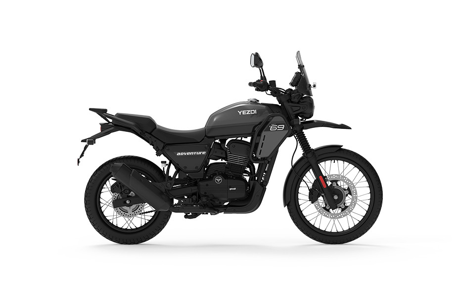 Yezdi Adventure Tornado Black Colour - Adventure Tornado Black Price