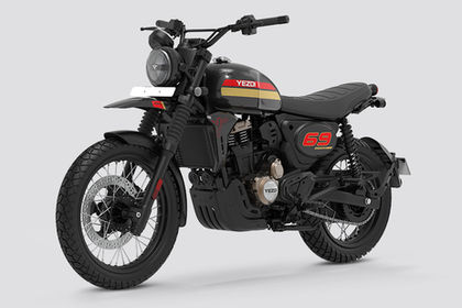 Yezdi Scrambler 350 Legacy Black Yezdi Scrambler 350 Legacy Black
