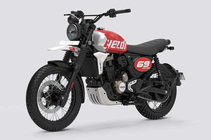 Yezdi Scrambler 350 Rogue Red Yezdi Scrambler 350 Rogue Red