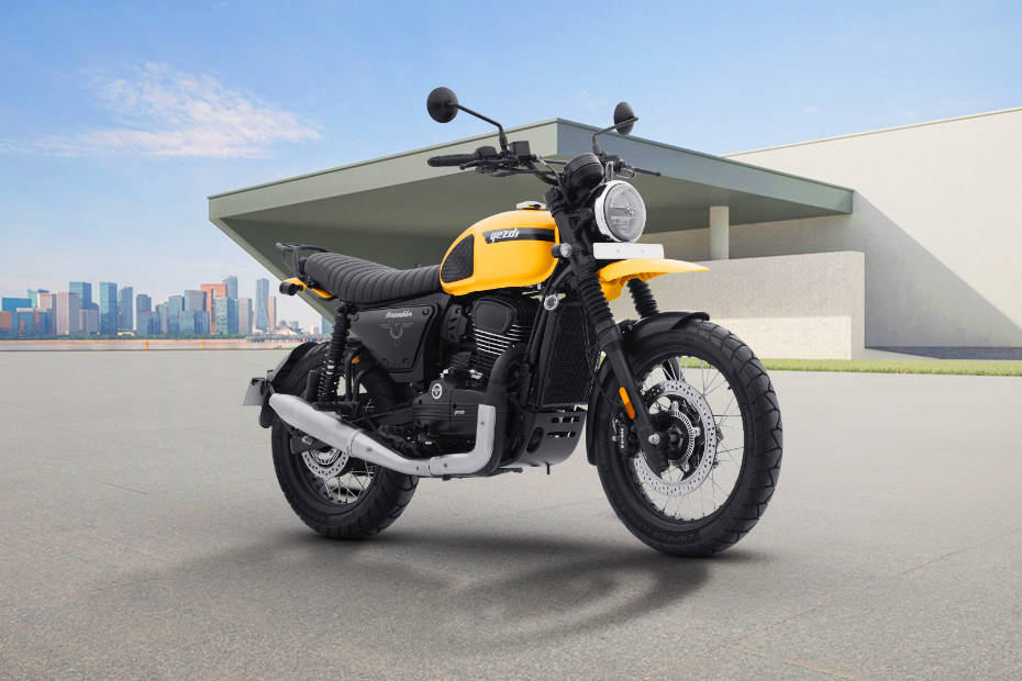 Yezdi Scrambler Right Side View