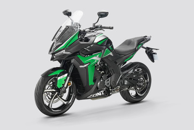 Zontes 350X Front Left Quarter View
