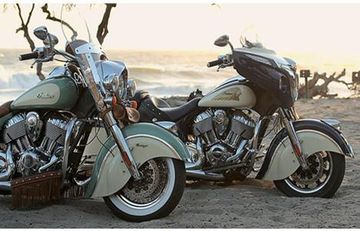 Indian Motorcycle starts revealing 2015 line-up, two-tone colour schemes added Indian Motorcycle starts revealing 2015 line-up, two-tone colour schemes added