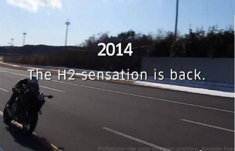 Superchanged Ninja H2 teased, will sport the Historical Emblem- Kawasaki River Mark