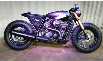 Rajputana Customs' Brat Cafe Racer based on Street 750 at Harley Rock Riders Season V