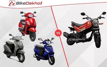Honda NAVi vs 110cc Scooter Segment Honda NAVi vs 110cc Scooter Segment