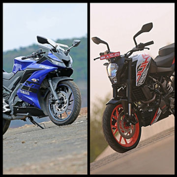 KTM 125 Duke Vs Yamaha YZF-R15 v3 ABS: Spec Comparison KTM 125 Duke Vs Yamaha YZF-R15 v3 ABS: Spec Comparison