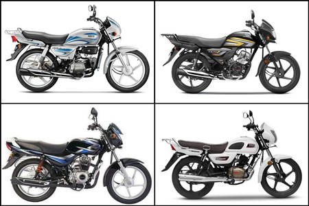  Hero Splendor Plus vs TVS Radeon vs Bajaj CT 100 vs Honda CD 110 Dream: Spec Comparison