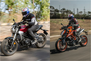 Honda CB300R Vs KTM 390 Duke: Photo Gallery Honda CB300R Vs KTM 390 Duke: Photo Gallery