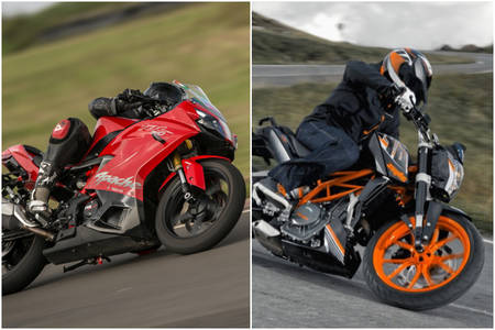 KTM  390 Duke vs TVS Apache RR 310: Slipper Clutch Price Comparison