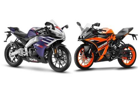 2021 Aprilia RS 125 vs KTM RC 125: Photo Comparison