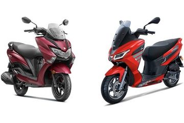 Aprilia SXR 125 vs Suzuki Burgman Street: Photo Comparison Aprilia SXR 125 vs Suzuki Burgman Street: Photo Comparison