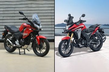 Honda CBF190X Vs Honda CB200X: Photo Comparison