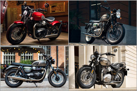 Triumph Bonneville Range Goes Gold