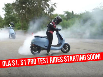 Ola S1, S1 Pro Test Rides To Start Next Week, Deliveries To Follow Suit Ola S1, S1 Pro Test Rides To Start Next Week, Deliveries To Follow Suit