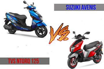 Suzuki Avenis vs TVS NTorq 125: Photo Comparison Suzuki Avenis vs TVS NTorq 125: Photo Comparison