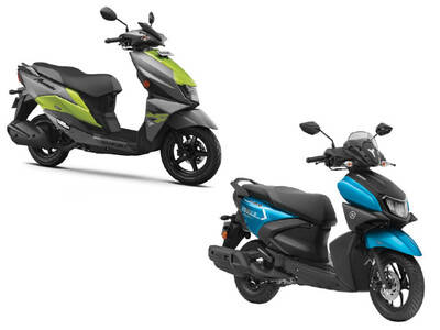 Suzuki Avenis Vs Yamaha RayZR 125 FI: Photo Comparison