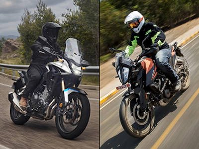 Honda CB400X Vs KTM 390 ADV: Photo Comparison