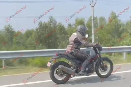 EXCLUSIVE: Royal Enfield Scram Spied In Grey Colour Ahead Of Launch